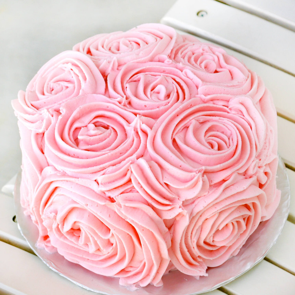 Pink Champagne Cake - Liv for Cake